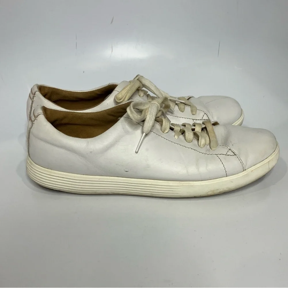 Cole Haan grand crosscourt‎ ll leather sneakers white size 8.5